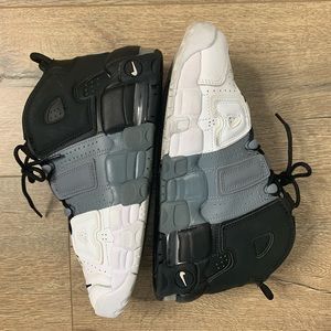 Air More Uptempo Tri Color Nikes